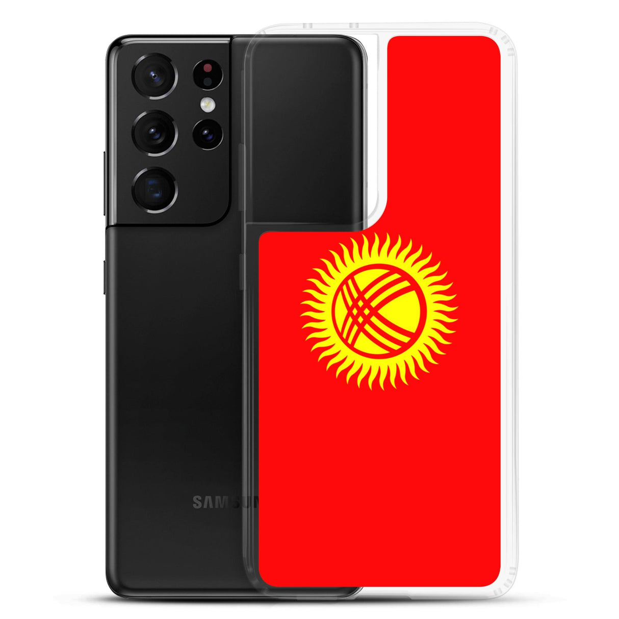 Coque Téléphone Drapeau du Kirghizistan - Pixelforma