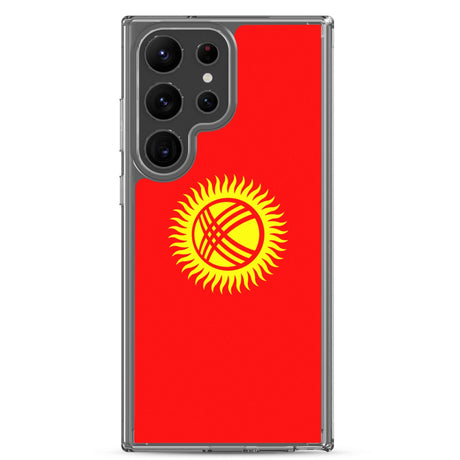 Coque Téléphone Drapeau du Kirghizistan - Pixelforma