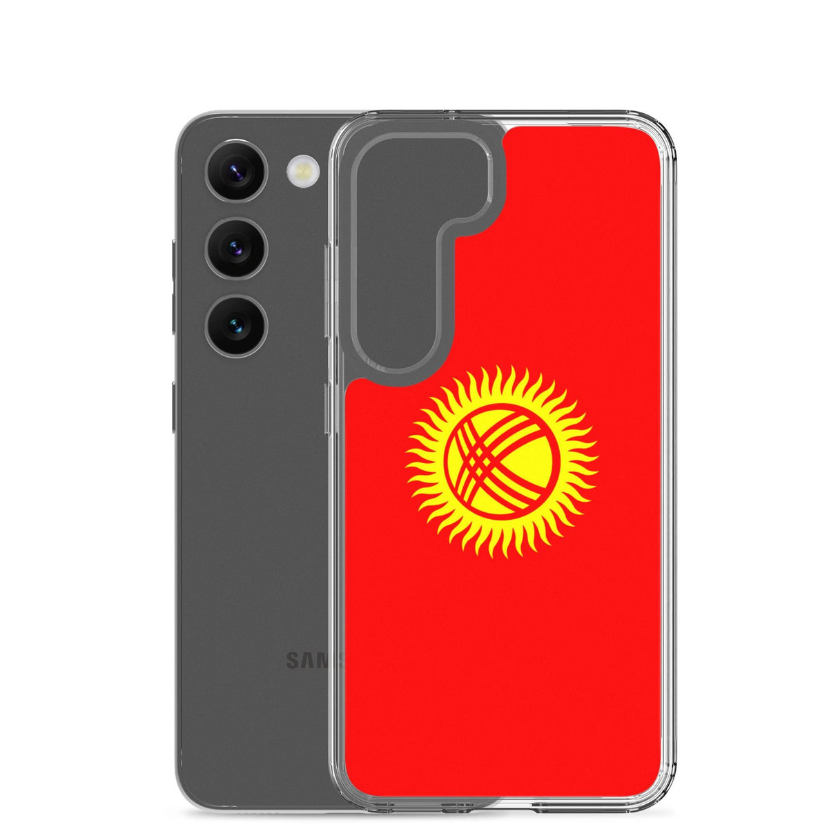 Coque Téléphone Drapeau du Kirghizistan - Pixelforma