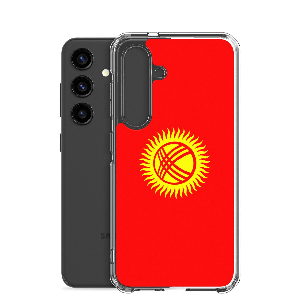 Coque Téléphone Drapeau du Kirghizistan - Pixelforma