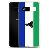 Coque téléphone drapeau du lesotho - pixelforma