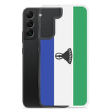 Coque téléphone drapeau du lesotho - pixelforma