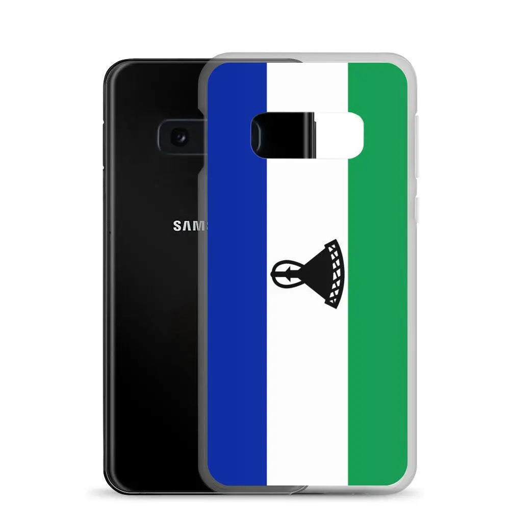 Coque téléphone drapeau du lesotho - pixelforma
