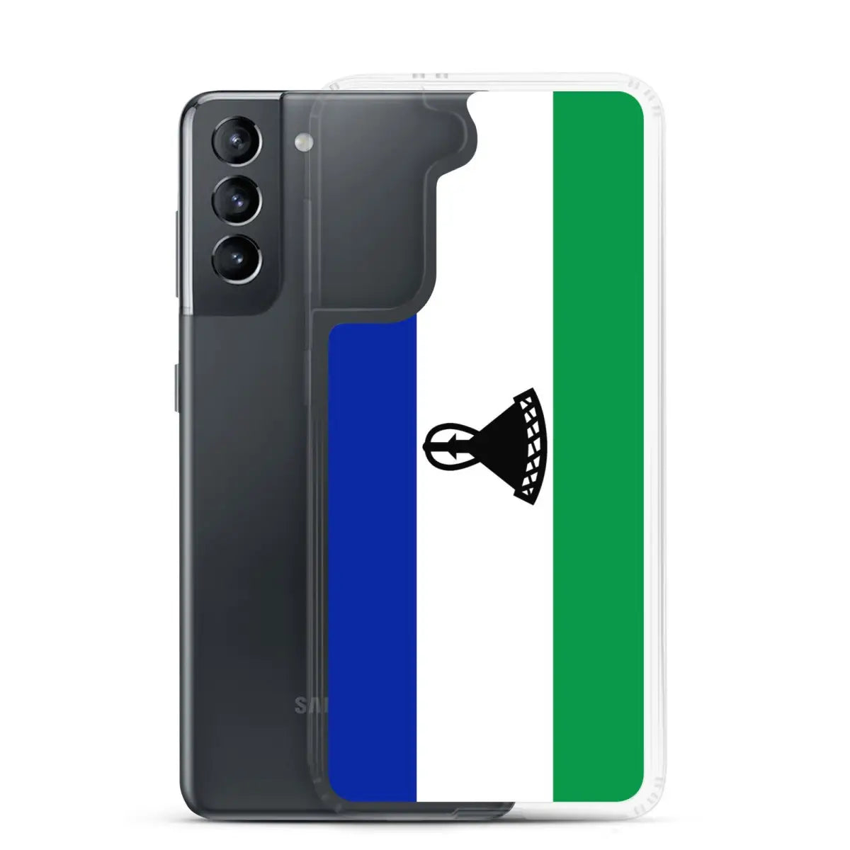 Coque téléphone drapeau du lesotho - pixelforma
