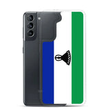Coque téléphone drapeau du lesotho - pixelforma