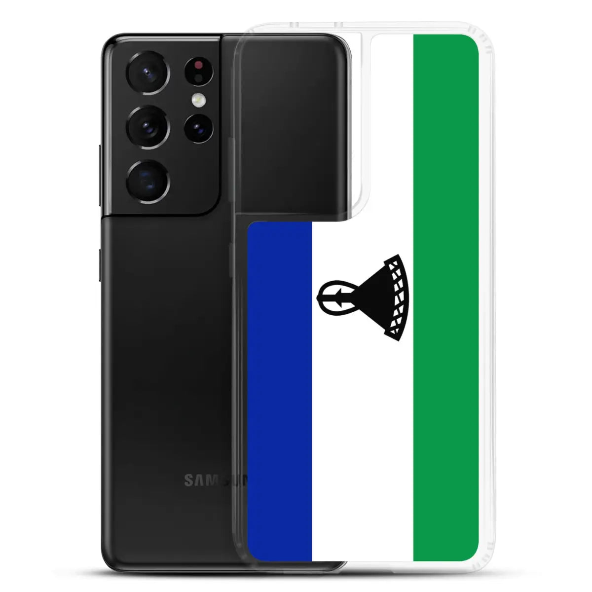Coque téléphone drapeau du lesotho - pixelforma