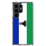 Coque téléphone drapeau du lesotho - pixelforma