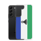 Coque téléphone drapeau du lesotho - pixelforma