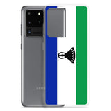 Coque téléphone drapeau du lesotho - pixelforma