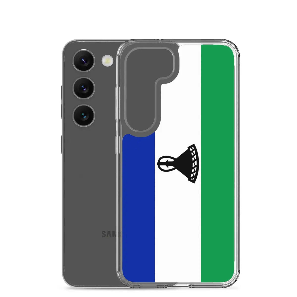 Coque téléphone drapeau du lesotho - pixelforma