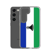 Coque téléphone drapeau du lesotho - pixelforma
