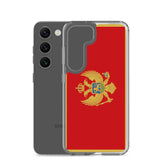 Coque téléphone drapeau du monténégro - pixelforma