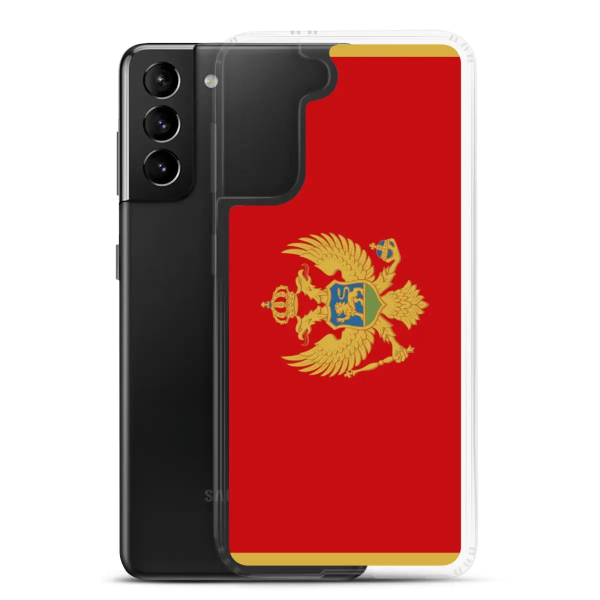 Coque téléphone drapeau du monténégro - pixelforma