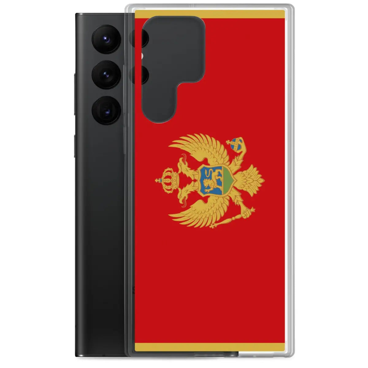 Coque téléphone drapeau du monténégro - pixelforma