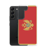 Coque téléphone drapeau du monténégro - pixelforma