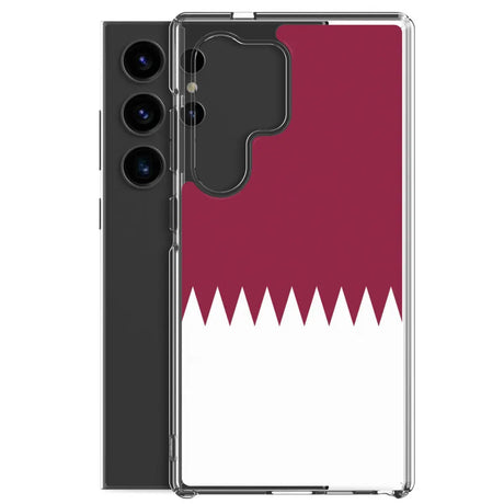 Coque téléphone drapeau du qatar - pixelforma