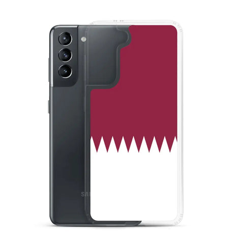 Coque téléphone drapeau du qatar - pixelforma