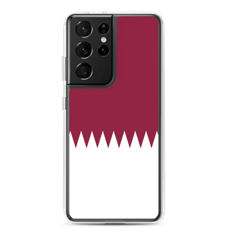 Coque téléphone drapeau du qatar - pixelforma