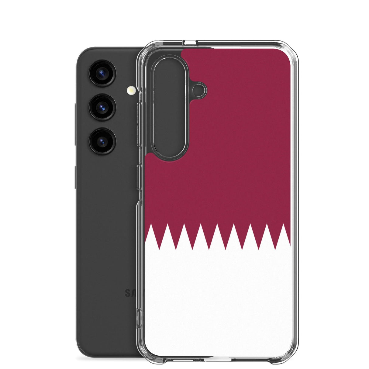 Coque Téléphone Drapeau du Qatar - Pixelforma