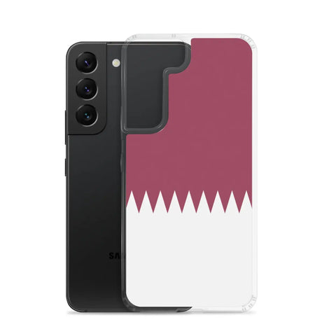 Coque téléphone drapeau du qatar - pixelforma
