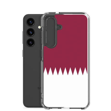 Coque téléphone drapeau du qatar - pixelforma