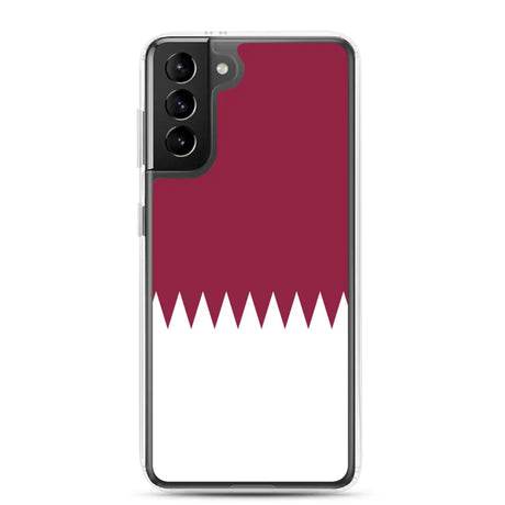 Coque téléphone drapeau du qatar - pixelforma