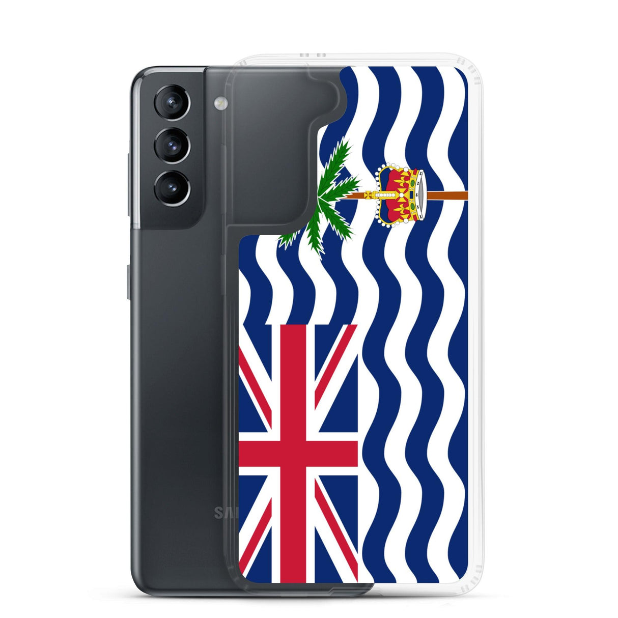 Coque Téléphone Drapeau du Territoire britannique de l'océan Indien - Pixelforma