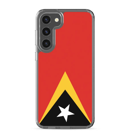 Coque téléphone drapeau du timor oriental - pixelforma