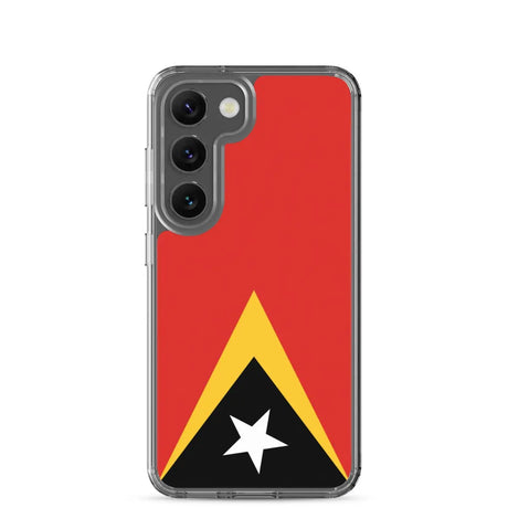 Coque téléphone drapeau du timor oriental - pixelforma