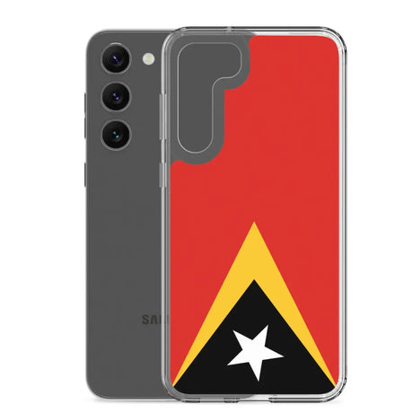 Coque téléphone drapeau du timor oriental - pixelforma