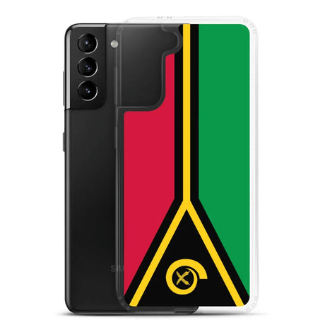 Coque téléphone drapeau du vanuatu - pixelforma