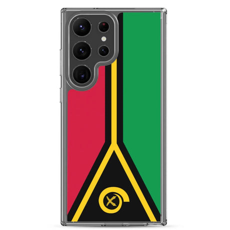 Coque téléphone drapeau du vanuatu - pixelforma
