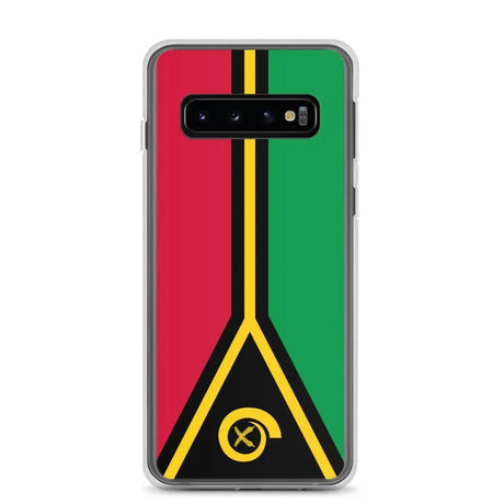 Coque téléphone drapeau du vanuatu - pixelforma