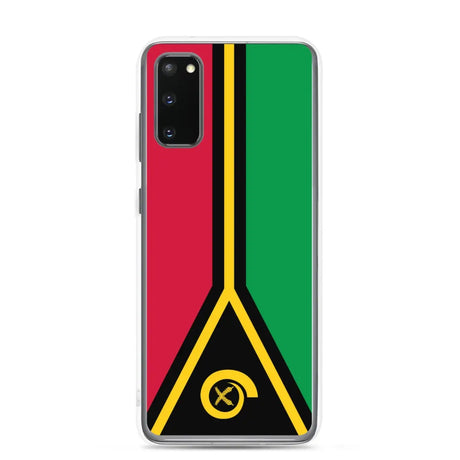 Coque téléphone drapeau du vanuatu - pixelforma