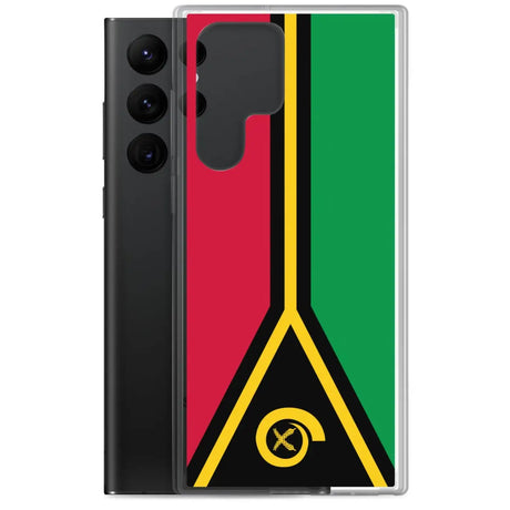 Coque téléphone drapeau du vanuatu - pixelforma