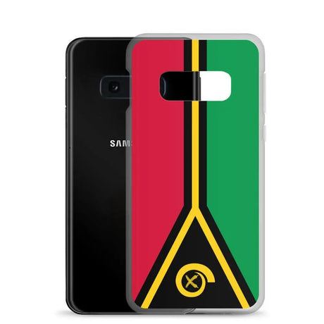 Coque téléphone drapeau du vanuatu - pixelforma