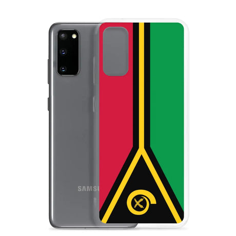 Coque téléphone drapeau du vanuatu - pixelforma