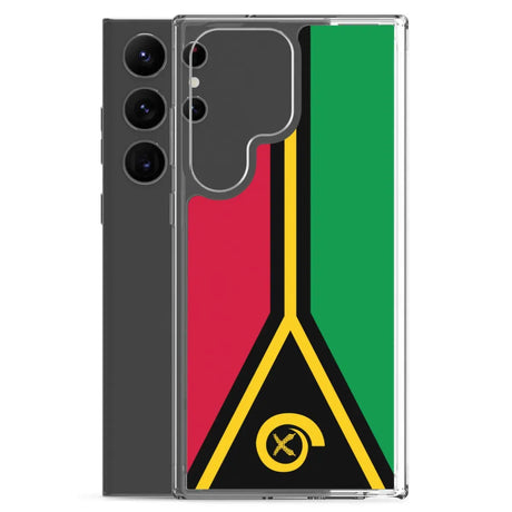 Coque téléphone drapeau du vanuatu - pixelforma