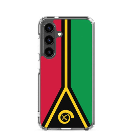 Coque téléphone drapeau du vanuatu - pixelforma
