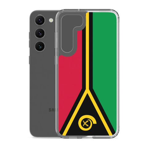 Coque téléphone drapeau du vanuatu - pixelforma