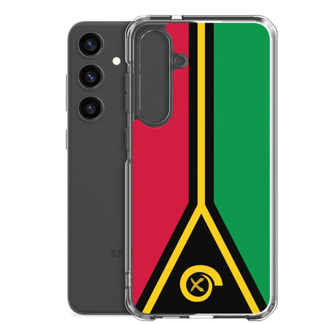 Coque téléphone drapeau du vanuatu - pixelforma