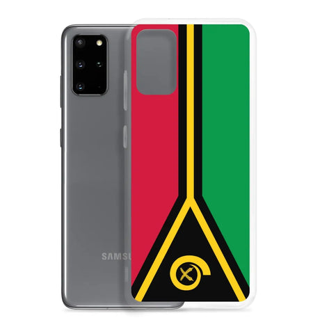 Coque téléphone drapeau du vanuatu - pixelforma