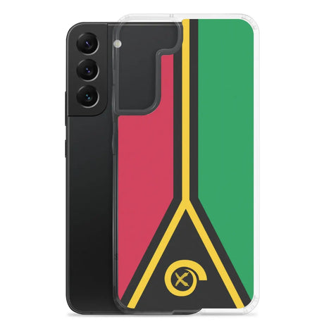 Coque téléphone drapeau du vanuatu - pixelforma