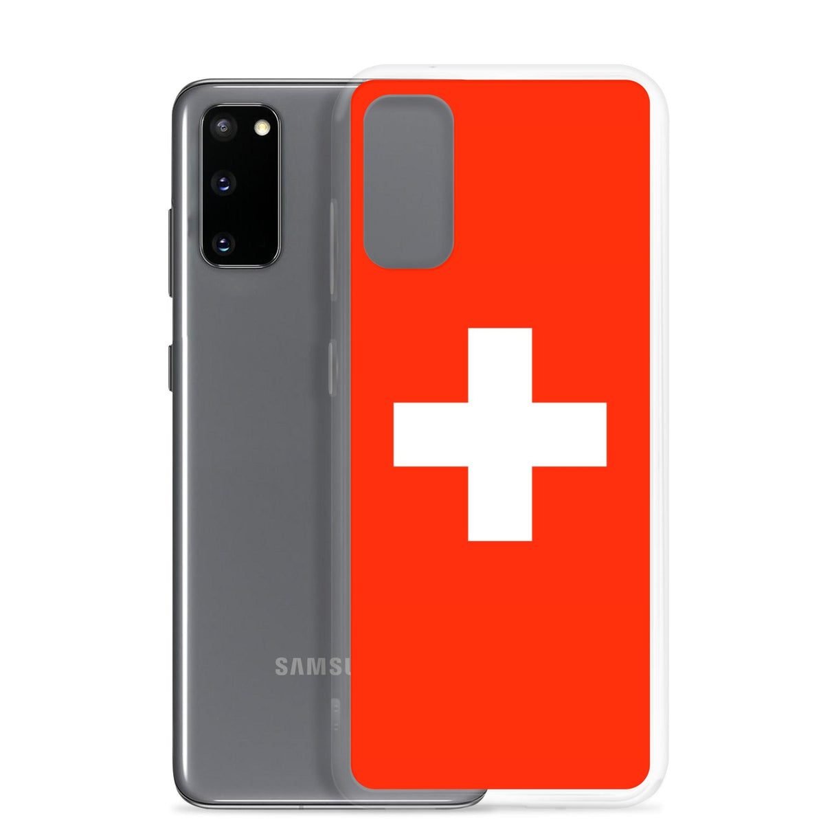 Coque Téléphone Drapeau et armoiries de la Suisse - Pixelforma