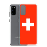 Coque Téléphone Drapeau et armoiries de la Suisse - Pixelforma