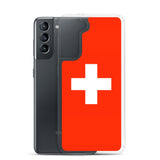 Coque Téléphone Drapeau et armoiries de la Suisse - Pixelforma