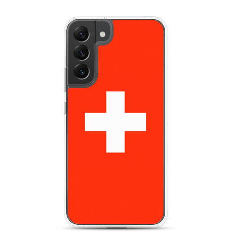 Coque Téléphone Drapeau et armoiries de la Suisse - Pixelforma