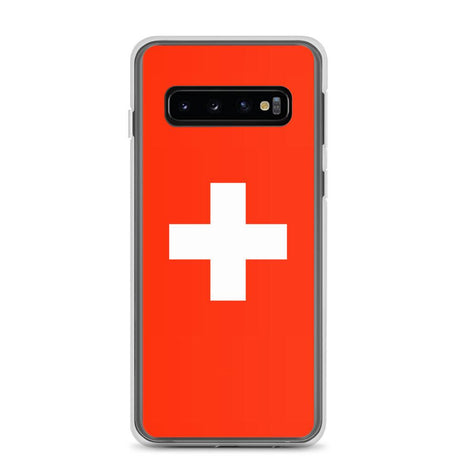 Coque Téléphone Drapeau et armoiries de la Suisse - Pixelforma