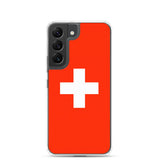 Coque Téléphone Drapeau et armoiries de la Suisse - Pixelforma