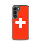 Coque Téléphone Drapeau et armoiries de la Suisse - Pixelforma